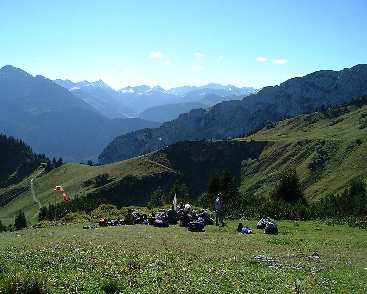 Hotel Pension Talblick In Waengle Bei Reutte Exteriér fotografie